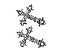 2pcs Catholicism For Hair Clips For Girls Non Slip Hair Barrettes Children Punk For Novelty Design Ha