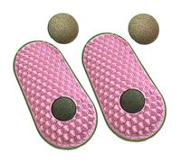 2PCS Cats Groomers Corner Brush Self-Massage Scratcher Wall Stick Catmint Dog Supplies Catmint Toy