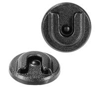 2pcs Cb Radio Mic Holder, Microphone Hanger Round Knob Mic Holder Mount with Adhesive Back Ham Radio Accessories for Alinco Anytone Bao-Feng