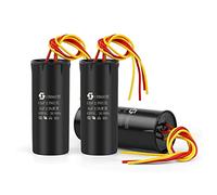 2Pcs CBB60 Double Start Capacitor electronic starter Run Capacitor for Washing Machine 6UF+4UF 10UF+4UF 10UF+5UF 12UF+5UF Energy storage elements (Size : 10UFx4UF)
