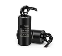 2Pcs CBB60 electronic starter Run Capacitor 450V AC Starting Capacitors 11.21.51.822.533.54.57891113UF Water Pump For Washing Machine CZAOINCU(4.5UF)