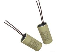 2PCS CBB60 Motor Capacitor 2.5uF 450VAC Run Starting Cap for Water Pump Fan AC Unit Single Phase 50/60Hz 25x50mm