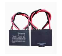 2pcs CBB61 3UF+1.2UF 250V 450V 4wires capacitor BIANMTSW