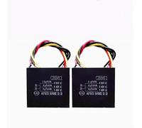 2PCS CBB61 fan ceiling fan light speed-regulating start capacitors 1.75UF 1.5UF 2UF2P Capacitance Meters
