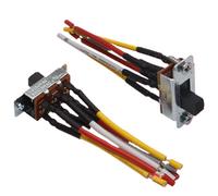 2Pcs Ceiling Fan Switches, Mount Directional Toggle Fan Switch, 6A 125V 3A 250V 6 Pin Metal Reverse Slide Switch for Appliance