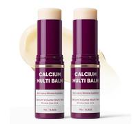 2pcs Cemenrete Calcium Multi Balm, Volume Wrinkle Core Stick, Korean Collagen Moisturing Stick, Anti-aging, Hydrating, Firming Skin, Suitable for Eyes, Neck, Face