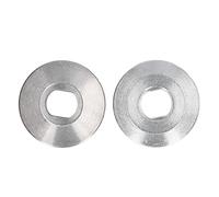 2PCS Cemented Carbide Bearing Block Set, Miter Saw Blade Clamp Washer Cutting Machine Pressure Plate for 10in Aluminum Mitre Saw Includes Miter Saw Arbor Bushings and Blade Clamp Washer