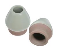 2pcs Ceramic Chasen Holder Tea Whisk Stand for Matcha Ceremony | Stable Support, Easy Maintenance, Resists Staining, Nonslip Base, for Modern and Classic Tea Rooms