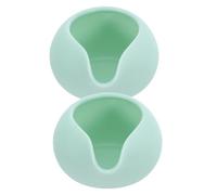 2pcs Ceramic Cream Jug with Spout, Light Green Matte Gravy Sauce Boat | European Style Tableware, Drip-free Pouring, Suitable for Syrup, Honey, Jam, Salad Oil, Tea Time and Dinner Gatherings