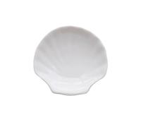 2pcs Ceramic Dish Shell Trinket Ring Jewelry Plate For Food Serving Tray Fruit Bowl Breakfast Storage Container Room Decor for Jewelry(M diameter 10.2cm)