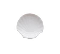 2pcs Ceramic Dish Shell Trinket Ring Jewelry Plate For Food Serving Tray Fruit Bowl Breakfast Storage Container Room Decor for Jewelry(S diameter 7.5cm)
