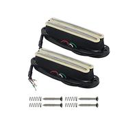 2PCS Ceramic Guitar Pickups Hot Rails Humbucker Pickups Cream For Electric Guitar Electric guitar pickup