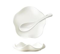 2Pcs Ceramic Spoon Rest,Spoon Holder for Hob,Heat Resistant,Dishwasher Safe | Spoon Rest for Stove Top for Stove Top Kitchen Counter Coffee Bar Table Serving,Modern Kitchen Accessory