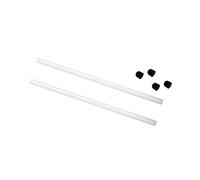 2Pcs Ceramics Shaft for Intex Pure Spa Hot Tub Impeller Pump Fix E90 Errors Shaft (2Pcs Ceramics Shaft with 4 Caps)