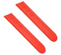 2pcs Chainsaw Bar Scabbard Guard Plastic Cover for Guide Protection | Red Plastic Sheath, Outdoor Storage Use, Helps Prevent Bumps and Scratches on Chain and Guide Plate