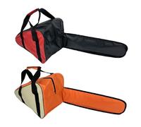 2PCS Chainsaw Carrying Bag, for 20Inch Chainsaws, Portable Chain Saw Storage, Oxford Cloth Woodworking Tool Bag, Foldable Carrying Holder (RD+BK)