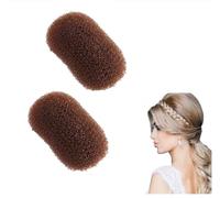2Pcs Charming Bump It Up Hair Clip Bun Updo Hair Padding Pad Volume Inserts Hair Base Styling Clip Clamps Accessories Hair Increasing Tool for Women