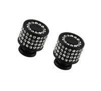 2PCS Charming Stone Drawer Knobs ABS Lightweight Decorative Drawer Handles Permanent Abs Handles for Home Crystal Pulls