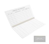 2pcs Checkbook Register Blank Ledger Book with 2025-2027 Calendar | Paper Pages, White Finish, Easy Transaction Logging, for Personal Checking Accounts and Home Budgeting