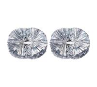 2Pcs Cheerleading Pom Poms Cheering Squad pompoms Cheer Poms for Stage Performance, Silvery