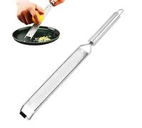 2Pcs Cheese Grater & Lemon Zester - Ergonomic Non-Slip Handle, Multi-Purpose for Cheese, Garlic & Ginger, Dishwasher Safe, Say Goodbye to Hand Fatigue 2pcs