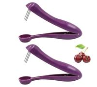 2PCS Cherry Pitter Tool - Fruit Pip Remover for Cherry Dates Hawthorn Plum Pitting