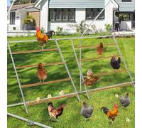 2PCS Chicken Perch,55''L x 41''W Large Chicken Roost,Sturdy Chicken Roosting Bars for Backyard Poultry,Large Perch for Coop Easy to Assemble,Roosting Bars for Chickens in Coop Rest and Fun