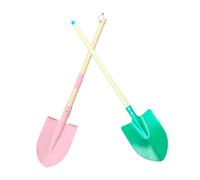 2Pcs Child Safe Wooden Rakes Shovel Set for Yard Work Sand Play Detachable Head Wooden Construction Gardening Toy Small Hands Gardening Tool