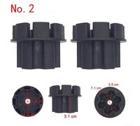 2pcs Children Electric Toy Car Tire Adapter Connection Clip for Gearbox Wheel(NO.2)