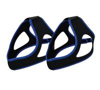 2pcs Chin Strap for Snoring, Anti Snoring Chin Strap for Sleeping Comfort, Jaw Support Chin Strap for Double Chin Reduction, Blue Chin Strap with No Vents for Night Use and Travel