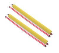 2pcs Chinese Calligraphy Practice Scrolls Water Writing Cloth Yellow Fleece Back Blank Design for Calligraphy Supplies and Art Wall Scrolls