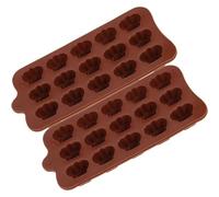 2pcs Chocolate Silicone Molds Crown Shape, Multi Purpose Silicone