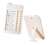 2PCS Chore Chart Memo Boards, Checklist Boards to Do List Board Little Reminders Task Blank Chore Chart for Home Office School(Off White)