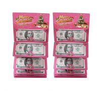 2PCS Christmas Cash Gift Envelopes 5 Slots, Christmas Card Book with Tassel & Santa Card Supplies, 2025 New Creative Cashs Surprise Envelope for Checks or Cards