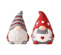 2PCS Christmas Ceramic Salt and Pepper Shaker Sets Christmas Salt and Pepper Shakers Cute Salt Shaker Xmas Salt and Pepper Pots for Farmhouse Kitchen Table Décor (Santa Claus)