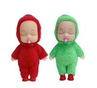 2pcs Christmas Elf Baby Mini Dolls,Christmas Baby Elves Twins Cute Little Elfs,Naughty Tiny Baby Elf Doll Novelty Toys Christmas Tradition Small Dolls for Girls Boys Kids Gift Xmas Stocking Stuffers