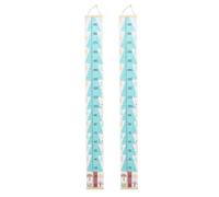 2pcs Christmas Growth Chart for Wall Height Measurement Hanging Ruler | Wood and Non Woven Fabric, Minimalist Simple Elegant Style, Wallmounted Decor for Bedrooms and Classrooms