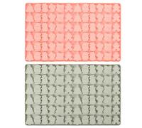 2pcs Christmas Silicone Mold Dog Treat Molds for Treats, Baking | Flexible Non-stick Silicone, Easy to Clean, for Homemade PET Snacks and Biscuit Moulds
