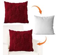 2Pcs Christmas Snowflake Tree Pillowcase Jacquard Xmas Decorative Cushion Sleeve