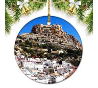 2Pcs Christmas Tree Decorations Spain Santa Barbara Cathedral Decoration