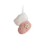 2pcs Christmas Tree Pendant Plush Christmas Stockings Christmas Tree Hanging Decorations Gift With Resin Pendant decorations