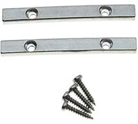 2pcs Chrome 44.5mm Guitar String Retainer Bar for Floyd Rose Guitar