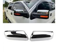 2pcs Chrome Top Half Mirror Covers for 30 * 15 * 10cm 2pcs Plastic Chrome Easy Installation Designed with self-adhesive backing making it accessible for all users