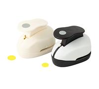 2PCS Circle Hole Puncher Shapes for Crafts (0.385 inch + 1/2 inch) Circle Cutter Paper Punch Set Scrapbooking Punches Bottle Caps for Crafts,Card Making, DIY Albums Photos (9.8mm+12mm)
