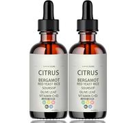 2PCS, citrus drops, red yeast rice cleanser, contains a variety of natural plant extracts, antioxidant, immune support, non-GMO