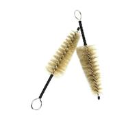 2Pcs Clarinet Mouthpiece Brush Yellow Clarinet Maintainance Brush Instrument Parts Accessories Maintenance Repair Tools