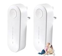 2PCS Claru Ionic Air Purifier Plug in UK for Home Bedroom Negative Ion Purifiers Ioniser Mini Portable Air Freshener for Pet Rooms Smokers Toilets Living Rooms Bathrooms Closets Kitchen Remove Smell