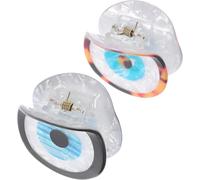 2Pcs Claw Hair Clips Small Evil Eye, Made of Durable Plastic -Product Info:Hair clips -Size: 4 (Multi -Material:Plastic -Product Info:Hair clips -Size: 4) - Suitable for Daily Styling