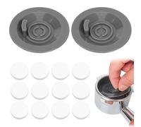 2Pcs Cleaning Disc & 12pcs Cleaning Tablets Compatible with Ninja Luxe | 54mm Universal Sage Espresso Backflush Disc Tablets Coffee Machine Handle Accessories