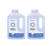 2PCS Cleaning Solution For Window Cleaning Machine, 1L Window Cleaner Liquid - Compatible With Winbot